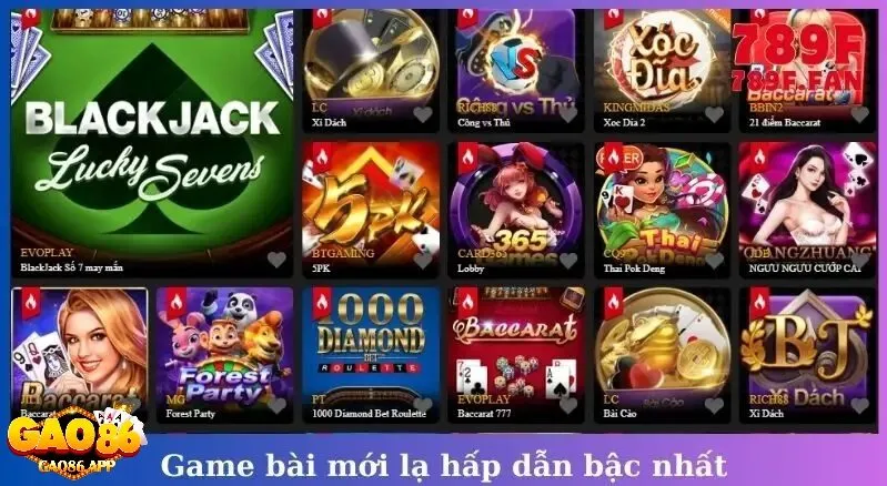 Khám Phá Các Tựa Game Bài Độc Đáo Mới Lạ Tại Gao86